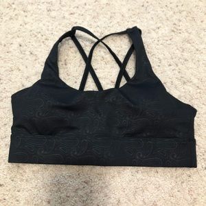 Zyia medium black paisley Light n Tight Strappy